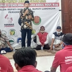Yuhronur Efendi saat memberikan sambutan. (foto: ist)
