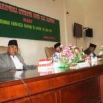Sidang Paripurna Istimewa Hari Jadi Sampang Ke - 392 dihadiri Wakil Bupati Sampang H. Fadhilah Budiono. foto: bahri/ BANGSAONLINE