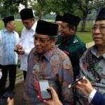 KH Said Said Aqiel Siradj dan rombongan PBNU saat di Istana Bogor. Foto: mtvn
