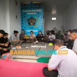 Acara Tasyakuran HPN 2025 yang digelar PWI Tulungagung. Foto: Feri W/BANGSAONLINE
