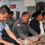 Peringatan Isra Miraj di lapas Ngawi, Kakanwil Jatim bersama kalapas juga turut mendengarkan siraman rohani dari Ustadz asal Madiun.