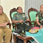 Brigjen TNI Sucipto saat memimpin kegiatan pengawasan dan evaluasi.