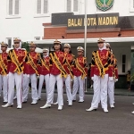 Atraksi Pocil di Parade Senja yang diadakan Polres Madiun Kota.