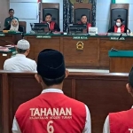 Sidang kasus penipuan SBKKN di PN Tuban.