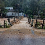Lokasi bencana banjir dan longsor di Kecamatan Arjosari. foto: ist