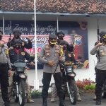 Launching Tim URC "Meteor" di Halaman Mapolres Probolinggo Kota, Senin (28/12/2020). (foto: ist)