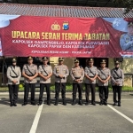 Kapolres Kediri AKBP Bimo Arianto bersama pejabat yang baru dilantik. (Ist).