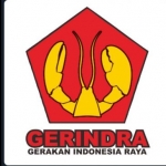 Inilah logo Partai Gerindra  bergambar lobster di akun Twitter @Puspen_PKI.