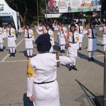 Peserta lomba saat unjuk kebolehan.