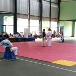 Kejuaraan pencak IKS Cup 2 yang digelar di lapangan tenis indoor, Kabupaten Tuban.