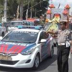 Suasana kirab damai yang digelar KPU Situbondo. foto: detik