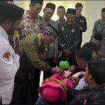 Para modin saat mendapat pemantapan cara memandikan jenazah sesuai syariat islam. Kegiatan ini diselenggarakan PT SBI bekerja sama dengan Kemenag Tuban.