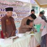 Proses Wisuda 17 Khafidz di Pondok Pesantren Tahfidz Quran Darusalam Jombang. foto: ROMZA/ BANGSAONLINE 