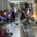 Kondisi ruang tunggu di RS Jember Klinik.