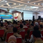 Suasana pertemuan yang digelar Bapenda Jember.