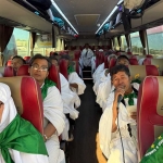 Jemaah haji mulai bergeser dari Madinah ke Makkah melalui bir ali. Foto: MCH 2026
