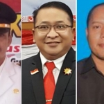 Dari kiri, M. Yusuf Ansyori, M. Hari Syawaludin, dan Suwartono. foto: SYUHUD/ BANGSAONLINE