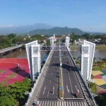 Taman Brantas yang berada di bawah Jembatan Brawijaya. Foto: Ist