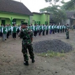 Kader NU saat mendapat gemblengan khusus TNI AD. foto: Penrem 082/CPYJ