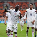 Nimfasha Berchimas (7) cetak dua gol saat Amerika Serikat melawan Korea Selatan di Piala Dunia U-17