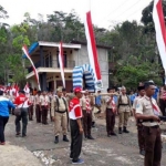 Suasana kegiatan napak tilas di Pacitan.