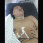 ?Jenazah korban saat berada di kamar jenazah RSUD dr Darsono Pacitan.