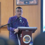 Wamen ATR/BPN saat memberi sambutan.