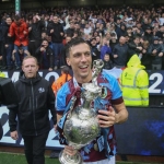 Jack Cork saat membawa Burnley promosi ke Liga Utama Inggris.