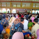 Para wali santri baru saat acara Silaturahim Pengasuh dan Wali Santri di Masjid Ulul Albab Pesantren Tebuireng Jombang Jawa Timur, Ahad (26/6/2022). Foto: mma/bangsaonline.com