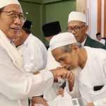 KH Fathul Huda pada momen acara halal bihalal