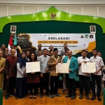 Uniska bersama Dinas Perikanan Kabupaten Kediri, saat mendeklarasikan SPR atau Sekolah Pemberdayaan Rakyat. Foto: Ist
