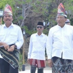 Bupati Sambari dan Wabup Qosim dalam suatu acara. foto: ist