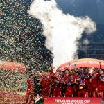 Liverpool saat meraih juara Piala Dunia Antar Klub 2019. 