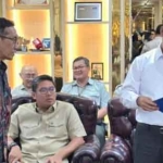 Bupati Pamekasan Kholilurrahman saat memaparkan beberapa potensi unggul di Pamekasan kepada Kementerian Pertanian Republik Indonesia (Kementan RI).