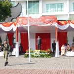 Upacara dalam rangka memperingati Hari Lahir Pancasila tahun 2026 di Halaman Kantor Pemkab Lamongan, Senin (1/6/2026) kemarin.