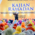 Gubernur Khofifah saat memberi sambutan dalam Kajian Ramadhan PW Muhammadiyah Jatim di Malang.