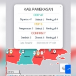 Data Covid-19 di Pamekasan.