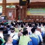 Suasana seminar nasional yang digelar Maarif NU Tuban. foto: suwandi/ BANGSAONLINE