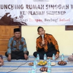 Wabup Sumenep Achmad Fauzi saat meresmikan Rumah Singgah di Perumahan Bumi Sumekar, Kamis (13/02/20).