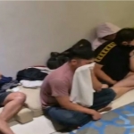 Tangkapan layar video penggrebekan pesta gay di surabaya