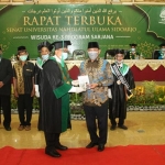 Wisuda ke-3 yang digelar Unusida di Hotel Utami Juanda, 28 November 2020. foto: ist.