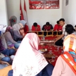 Suasana Rapimcab DPC GMNI Tuban di Wisma Marhaenis, Kelurahan Sidorejo, Kecamatan Tuban, Ahad (21/7).