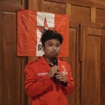 Ketua DPC GMNI Surabaya, Virgiawan Budi Prasetyo.