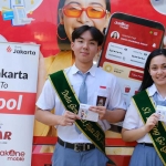 Siswa SMAN 28 Jakarta di program Kejar atau akronim dari Satu Rekening Satu Pelajar.