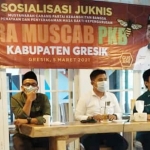 DPC PKB Gresik saat menggelar sosialisasi juknis muscab. foto: ist.