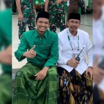 Bupati Sidoarjo, Ahmad Muhdlor Ali, saat bersama peserta resepsi puncak Satu Abad NU.