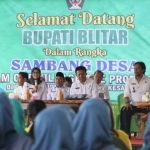 Kunjungan Bupati Blitar, Rini Syarifah di Desa Bumirejo, Kecamatan Kesamben, Kabupaten Blitar.