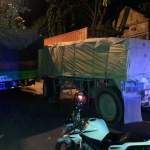 Gandengan truk yang menyebabkan petaka.