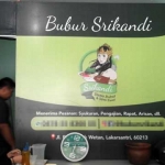 tampilan gerai Bubur Srikandi. foto: nindy anp