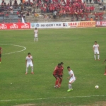 Pertandingan PSMP vs Aceh United. foto: SOFFAN/ BANGSAONLINE